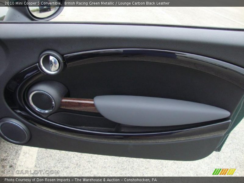 British Racing Green Metallic / Lounge Carbon Black Leather 2010 Mini Cooper S Convertible