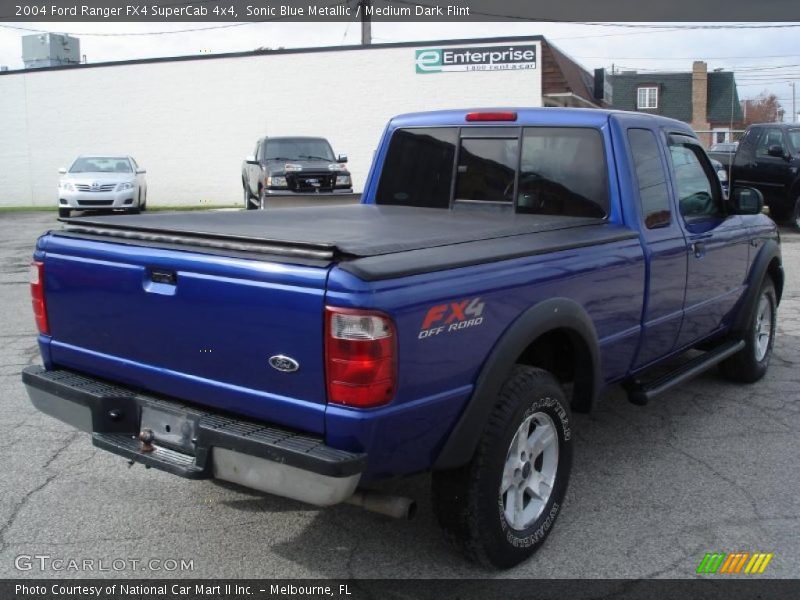 Sonic Blue Metallic / Medium Dark Flint 2004 Ford Ranger FX4 SuperCab 4x4