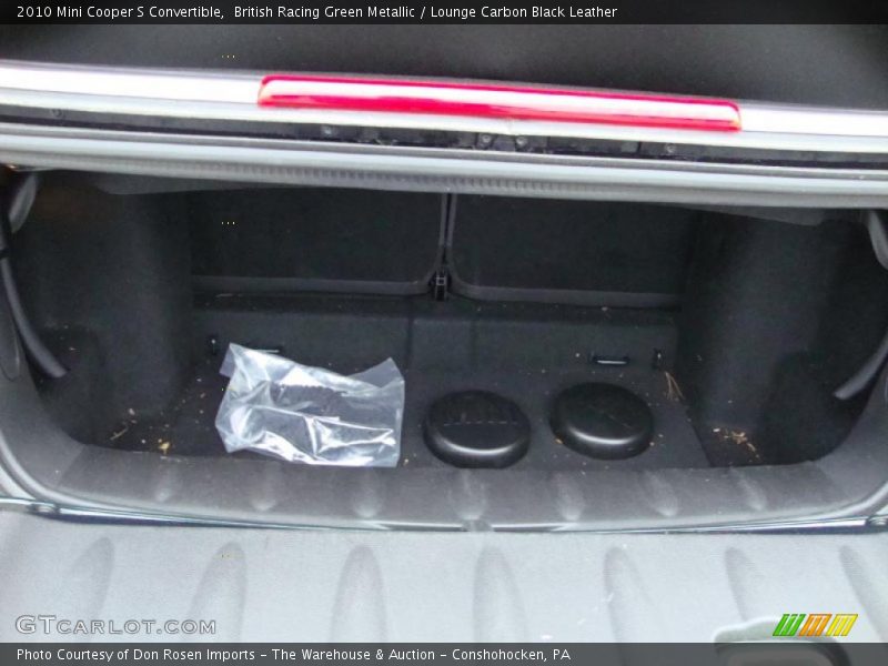 British Racing Green Metallic / Lounge Carbon Black Leather 2010 Mini Cooper S Convertible