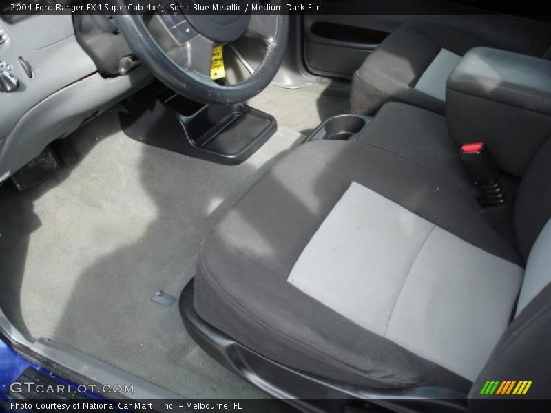 Sonic Blue Metallic / Medium Dark Flint 2004 Ford Ranger FX4 SuperCab 4x4