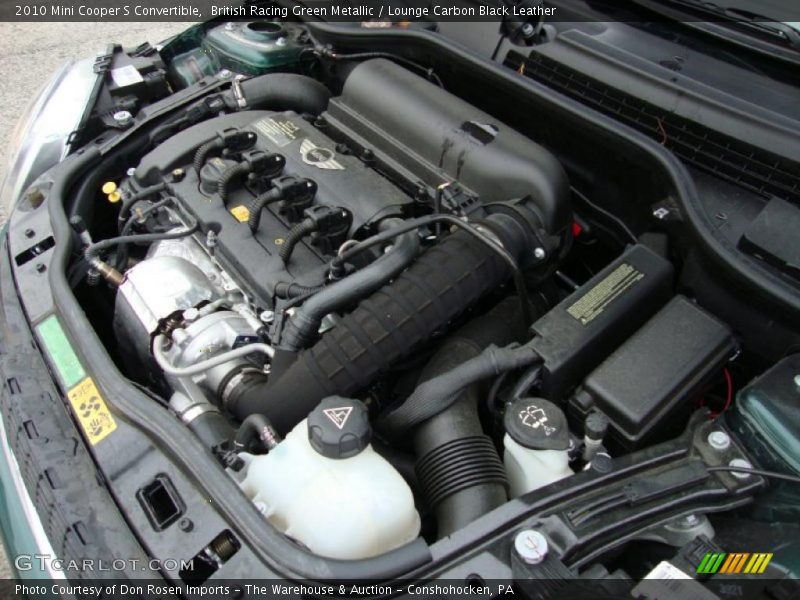  2010 Cooper S Convertible Engine - 1.6 Liter Turbocharged DOHC 16-Valve VVT 4 Cylinder
