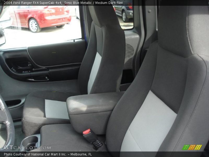 Sonic Blue Metallic / Medium Dark Flint 2004 Ford Ranger FX4 SuperCab 4x4