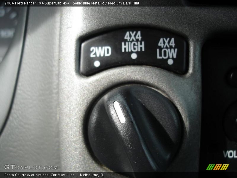 Sonic Blue Metallic / Medium Dark Flint 2004 Ford Ranger FX4 SuperCab 4x4