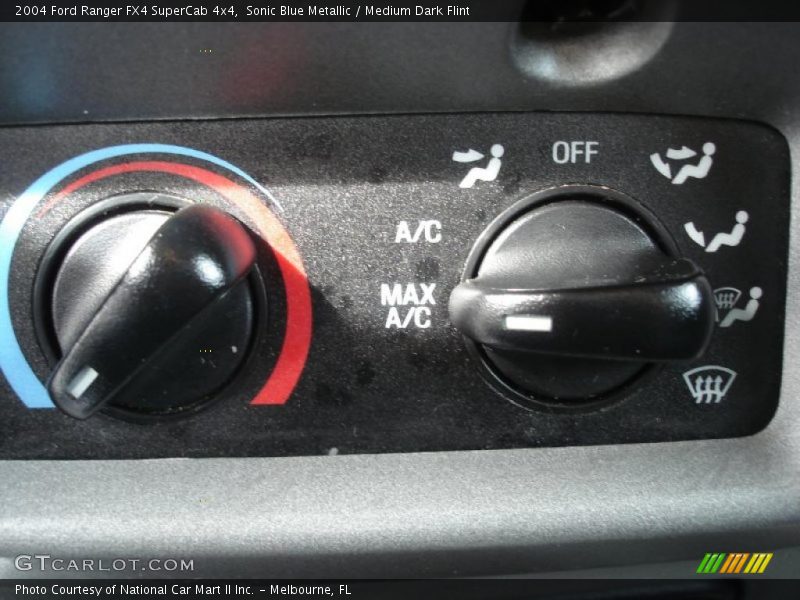 Sonic Blue Metallic / Medium Dark Flint 2004 Ford Ranger FX4 SuperCab 4x4