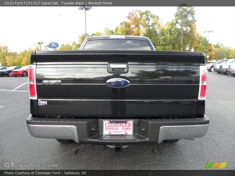 Tuxedo Black / Medium Stone 2010 Ford F150 XLT SuperCab