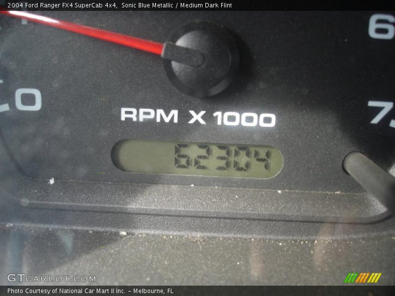 Sonic Blue Metallic / Medium Dark Flint 2004 Ford Ranger FX4 SuperCab 4x4