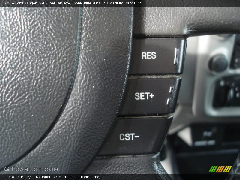 Sonic Blue Metallic / Medium Dark Flint 2004 Ford Ranger FX4 SuperCab 4x4