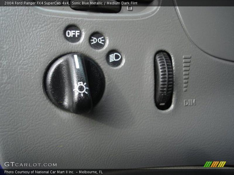 Sonic Blue Metallic / Medium Dark Flint 2004 Ford Ranger FX4 SuperCab 4x4