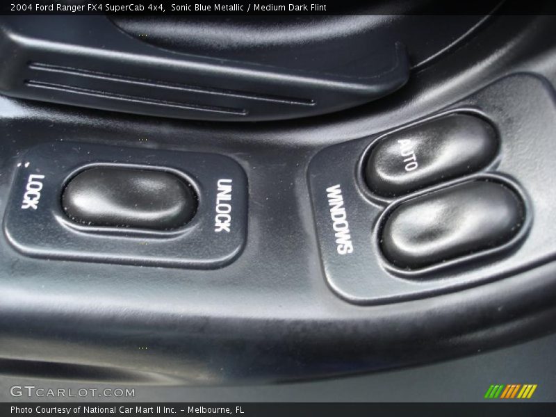 Sonic Blue Metallic / Medium Dark Flint 2004 Ford Ranger FX4 SuperCab 4x4