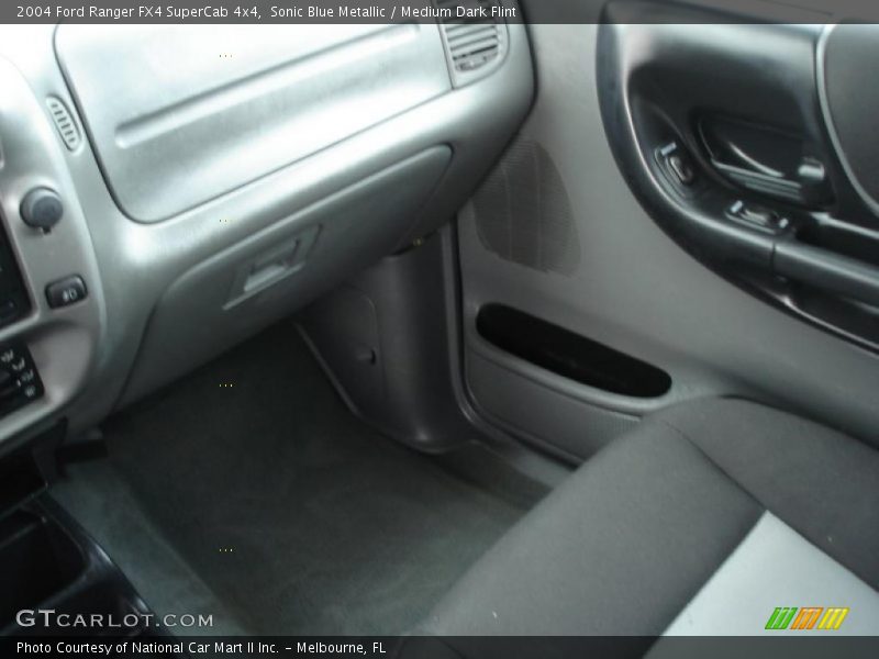 Sonic Blue Metallic / Medium Dark Flint 2004 Ford Ranger FX4 SuperCab 4x4