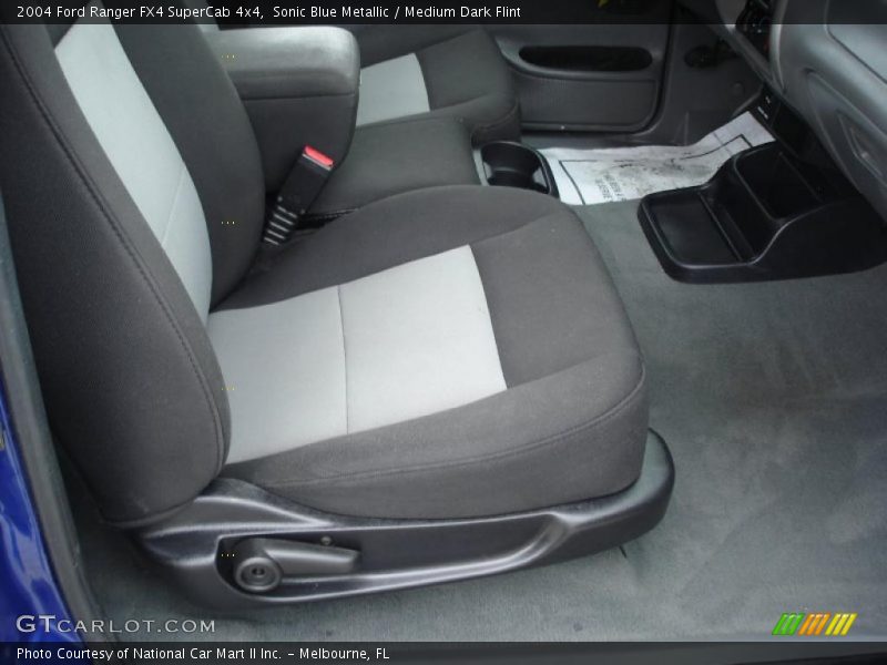 Sonic Blue Metallic / Medium Dark Flint 2004 Ford Ranger FX4 SuperCab 4x4