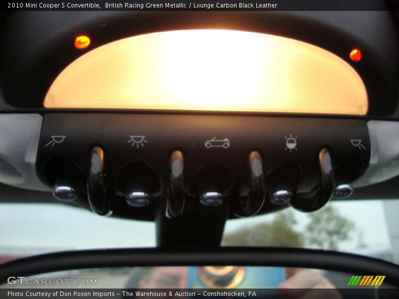 British Racing Green Metallic / Lounge Carbon Black Leather 2010 Mini Cooper S Convertible