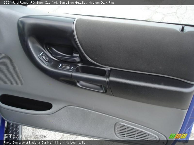 Sonic Blue Metallic / Medium Dark Flint 2004 Ford Ranger FX4 SuperCab 4x4