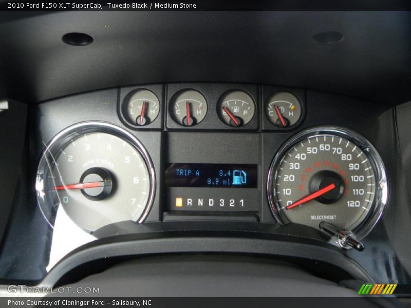 Tuxedo Black / Medium Stone 2010 Ford F150 XLT SuperCab