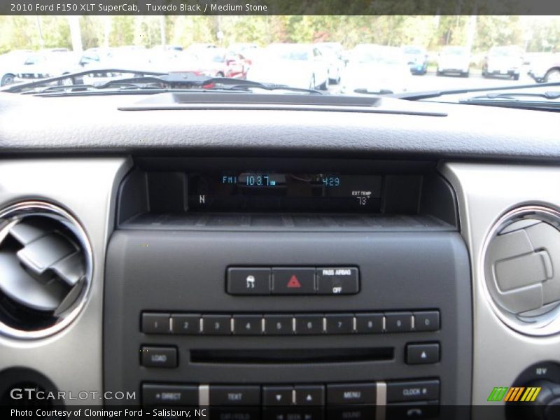Tuxedo Black / Medium Stone 2010 Ford F150 XLT SuperCab