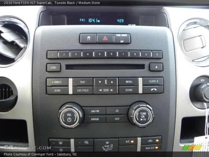 Tuxedo Black / Medium Stone 2010 Ford F150 XLT SuperCab