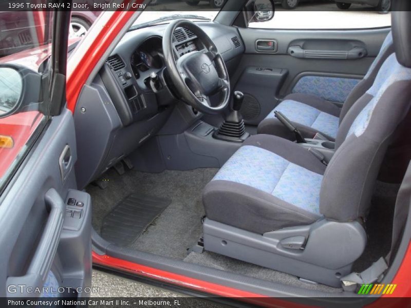 Gray Interior - 1996 RAV4 2 Door 