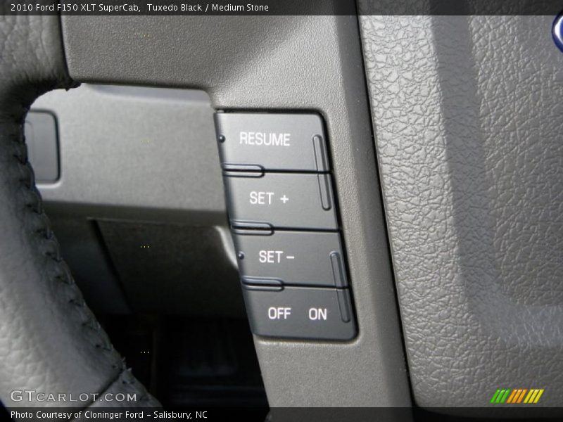 Tuxedo Black / Medium Stone 2010 Ford F150 XLT SuperCab
