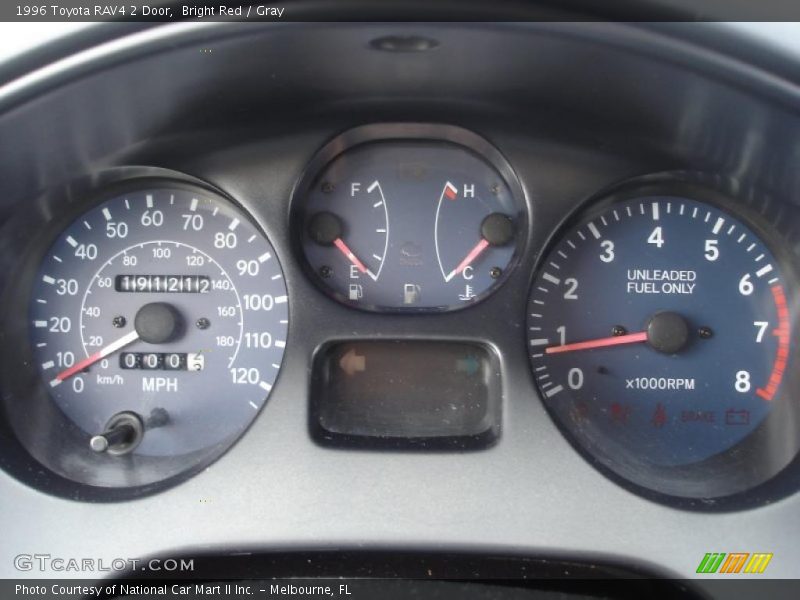  1996 RAV4 2 Door 2 Door Gauges