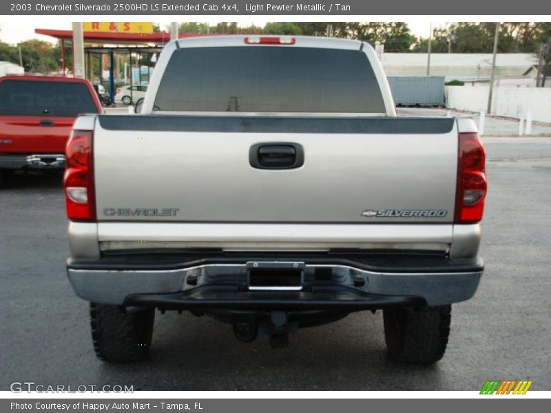 Light Pewter Metallic / Tan 2003 Chevrolet Silverado 2500HD LS Extended Cab 4x4