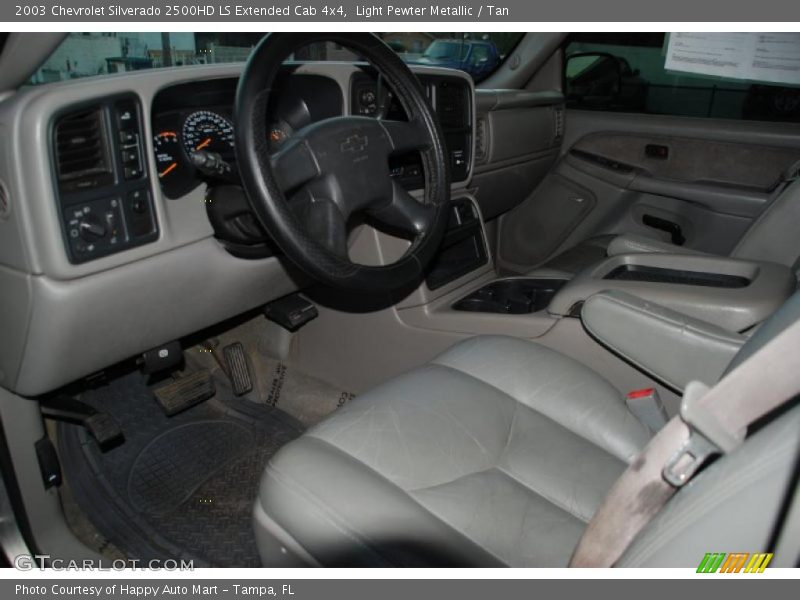  2003 Silverado 2500HD LS Extended Cab 4x4 Tan Interior