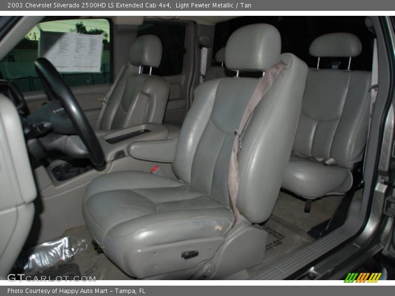  2003 Silverado 2500HD LS Extended Cab 4x4 Tan Interior
