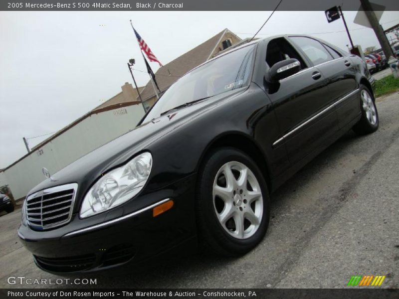 Black / Charcoal 2005 Mercedes-Benz S 500 4Matic Sedan