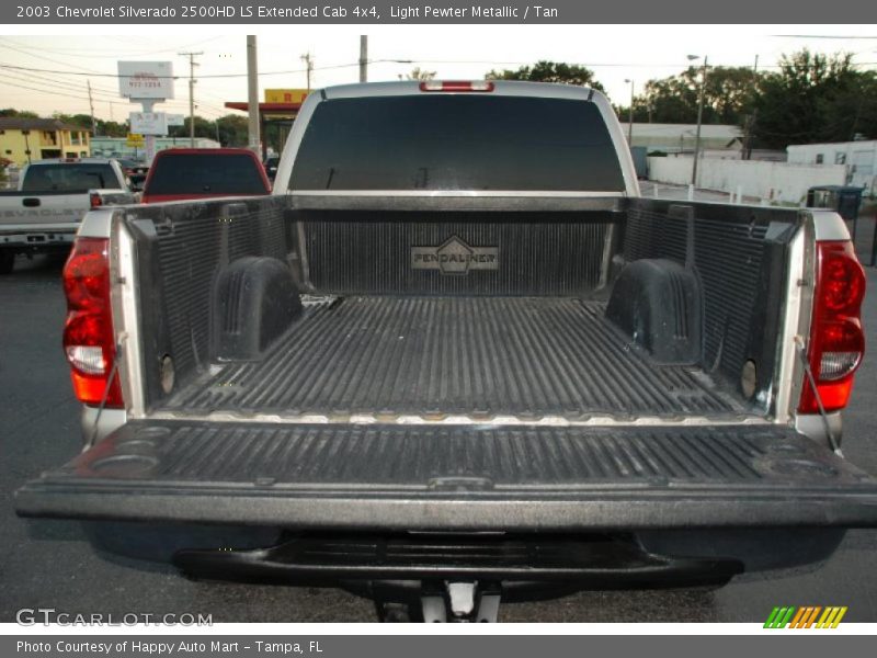 Light Pewter Metallic / Tan 2003 Chevrolet Silverado 2500HD LS Extended Cab 4x4