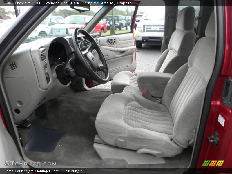  2002 S10 LS Extended Cab Graphite Interior