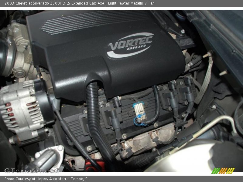  2003 Silverado 2500HD LS Extended Cab 4x4 Engine - 8.1 Liter OHV 16-Valve Vortec V8