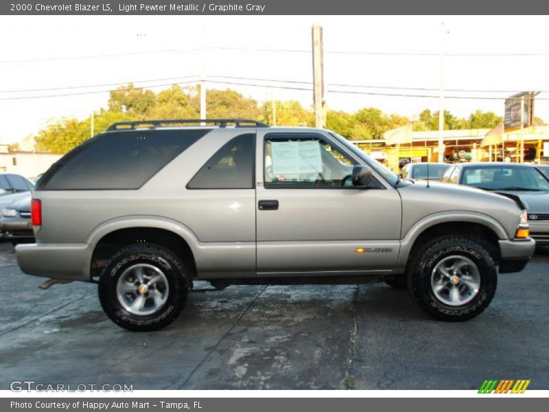 Light Pewter Metallic / Graphite Gray 2000 Chevrolet Blazer LS