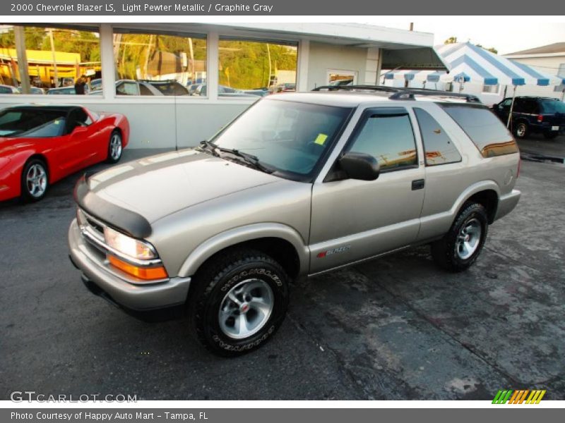 Light Pewter Metallic / Graphite Gray 2000 Chevrolet Blazer LS