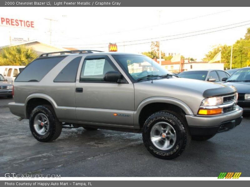 Light Pewter Metallic / Graphite Gray 2000 Chevrolet Blazer LS