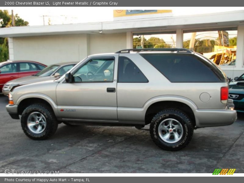 Light Pewter Metallic / Graphite Gray 2000 Chevrolet Blazer LS