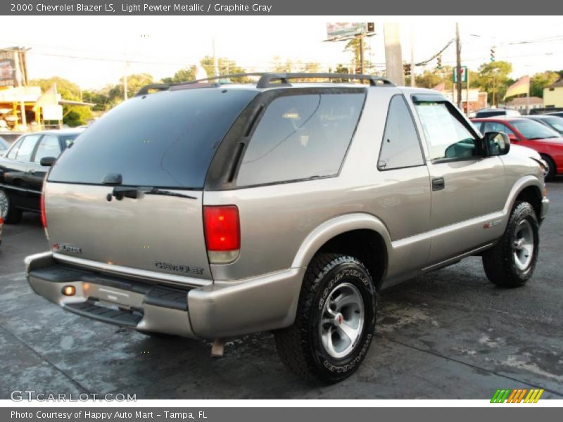 Light Pewter Metallic / Graphite Gray 2000 Chevrolet Blazer LS