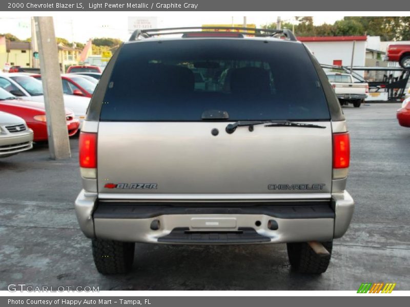 Light Pewter Metallic / Graphite Gray 2000 Chevrolet Blazer LS