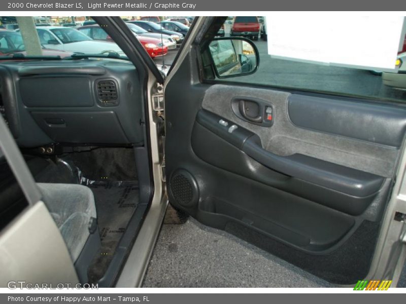 Light Pewter Metallic / Graphite Gray 2000 Chevrolet Blazer LS