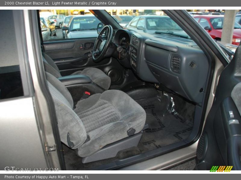 Light Pewter Metallic / Graphite Gray 2000 Chevrolet Blazer LS