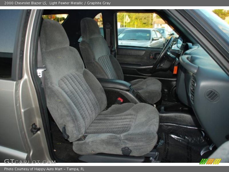 Light Pewter Metallic / Graphite Gray 2000 Chevrolet Blazer LS