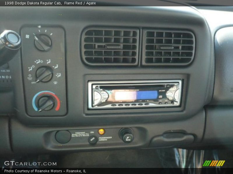 Flame Red / Agate 1998 Dodge Dakota Regular Cab