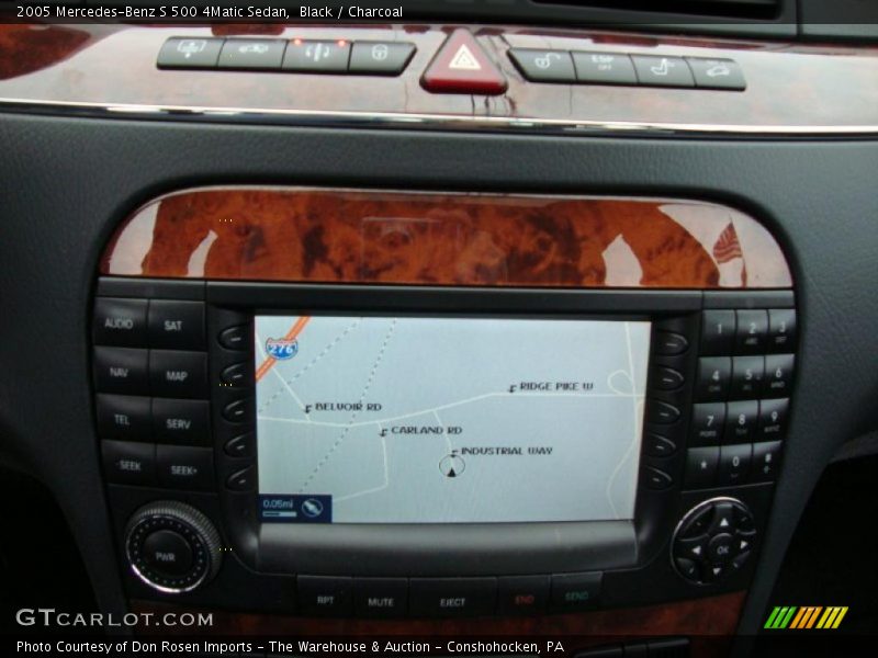 Navigation of 2005 S 500 4Matic Sedan