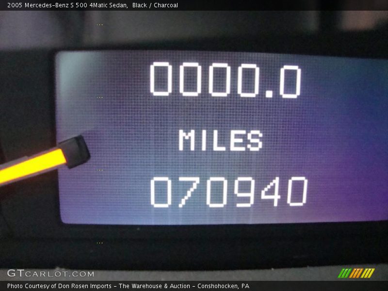 Black / Charcoal 2005 Mercedes-Benz S 500 4Matic Sedan