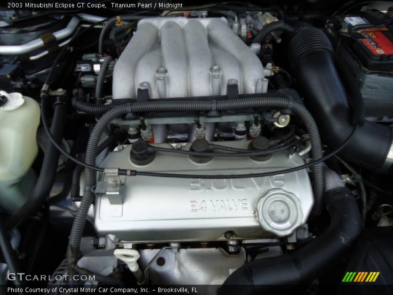 Titanium Pearl / Midnight 2003 Mitsubishi Eclipse GT Coupe