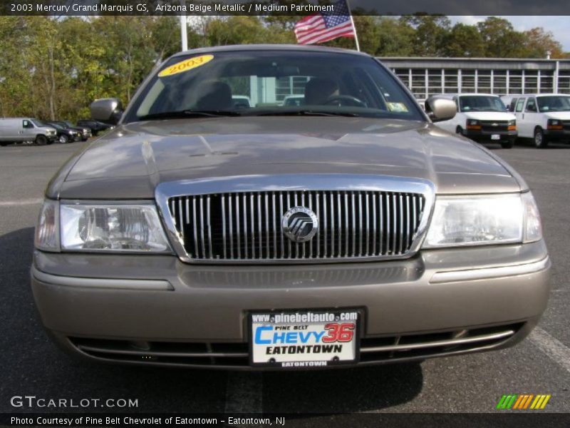 Arizona Beige Metallic / Medium Parchment 2003 Mercury Grand Marquis GS