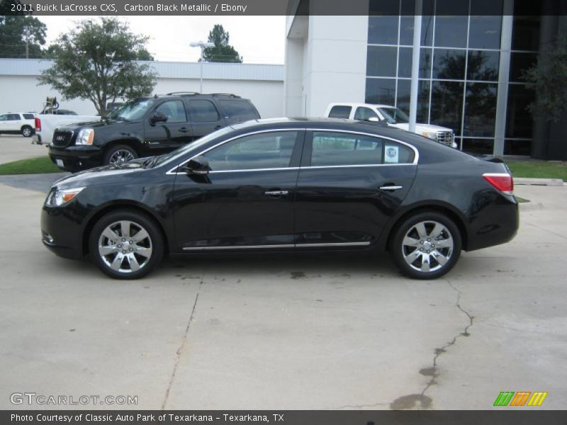 Carbon Black Metallic / Ebony 2011 Buick LaCrosse CXS