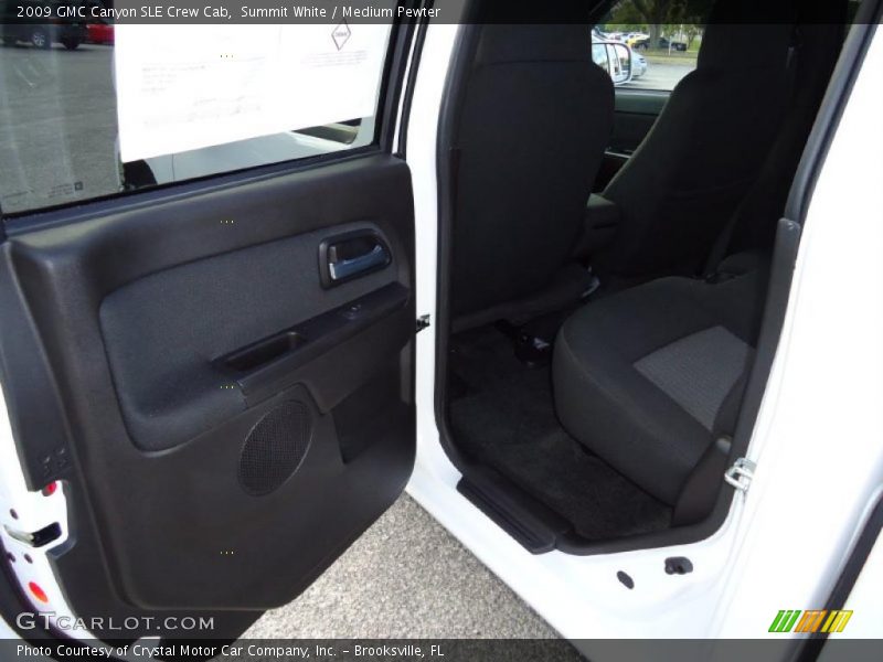  2009 Canyon SLE Crew Cab Medium Pewter Interior