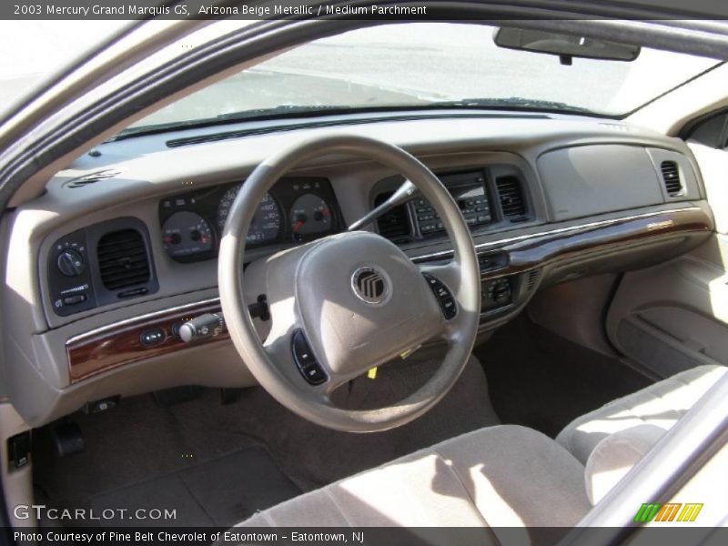 Arizona Beige Metallic / Medium Parchment 2003 Mercury Grand Marquis GS