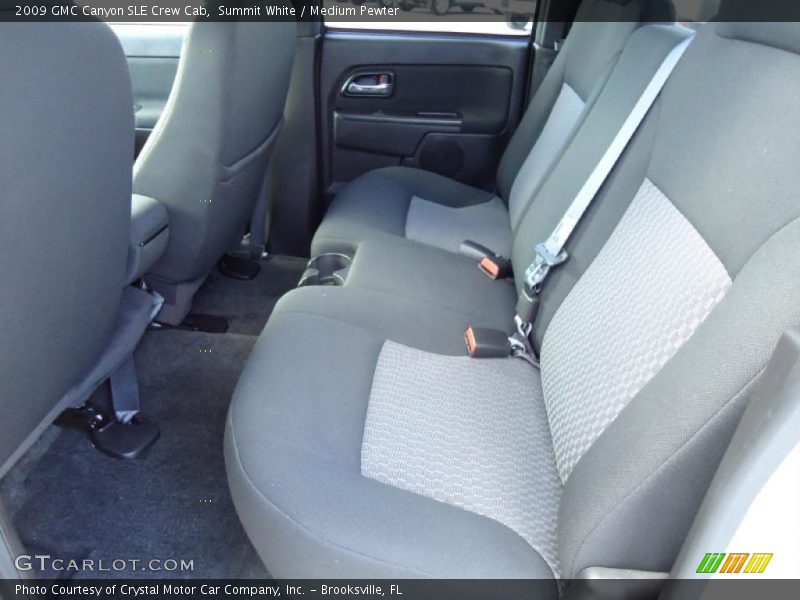  2009 Canyon SLE Crew Cab Medium Pewter Interior