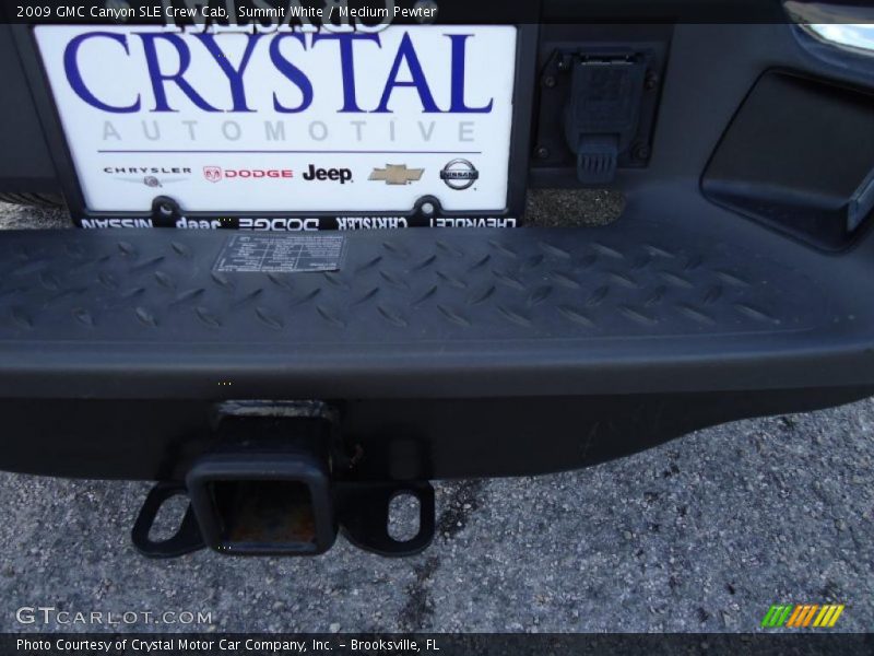 Summit White / Medium Pewter 2009 GMC Canyon SLE Crew Cab