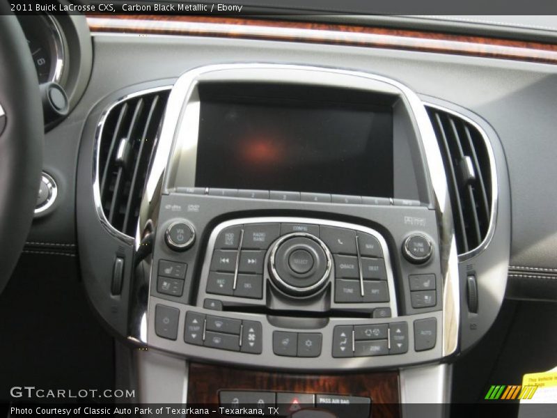 Controls of 2011 LaCrosse CXS